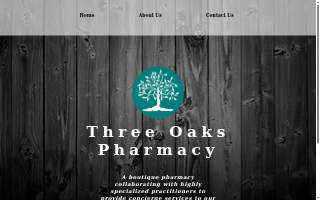 Three Oaks Pharmacy website