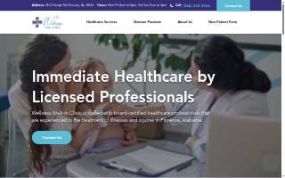 Wellness Walk-in Clinic website