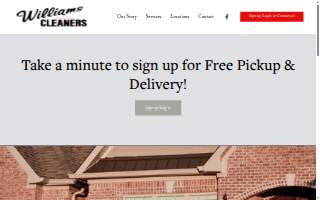 Williams Cleaners Inc. website