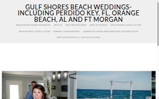 At The Beach Weddings website