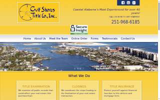 Gulf Shores Title Co website
