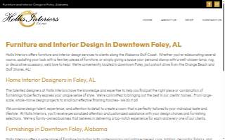Hollis Interiors Furniture & Design website