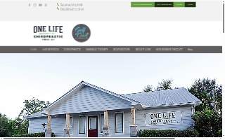 One Life Chiropractic website