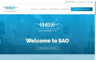 South Alabama Orthodontics of Foley website