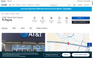AT&T Store of Fort Payne website