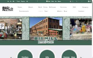 Big Mill Antiques website