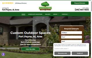 Twelve Oaks Landscape Co of Fort Payne website