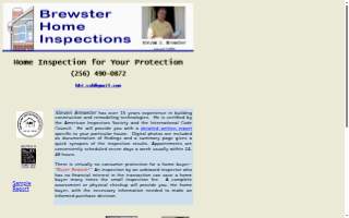 Brewster Home Inspections website