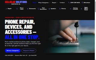 Cellular Solutions - Gadsden website