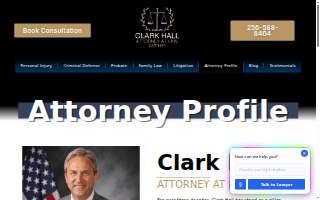 Clark Hall, Attorney at Law website