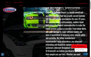 Cromcraft Collision Repair and Custom Truck Center website