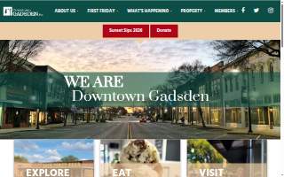 Downtown Gadsden Inc. website