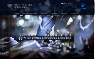 Fourth Street Jewelers website