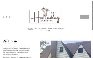 Halladay Counseling website