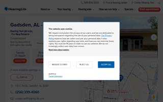 HearingLife of Gadsden AL website