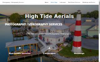 High Tide Aerials- Real Estate Photography website