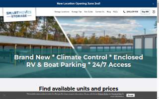 Smart Moves Storage website