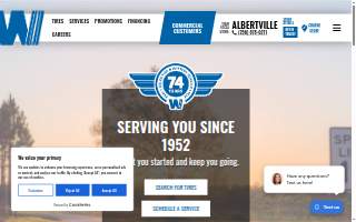 Wilks Tire & Battery Service of Gadsden website