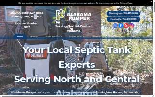 Alabama Pumper LLC of Gardendale website