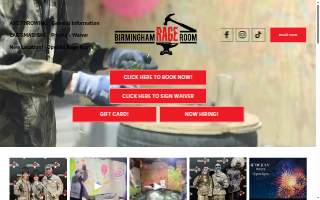 Birmingham Rage Room website