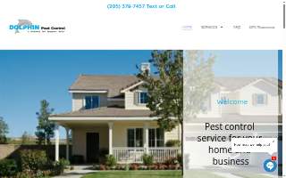 Dolphin Pest Control website