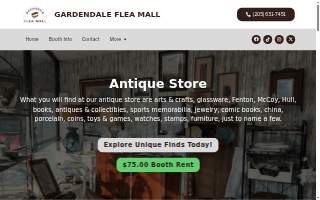 Gardendale Flea Mall & Antique Center website