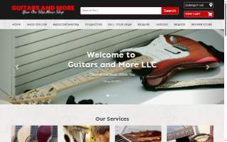 Guitars and More LLC website