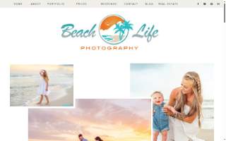 Beach Life Photography Gulf Shores website