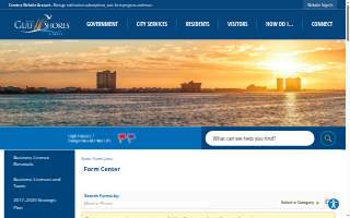 City of Gulf Shores: Harry Roberts Community House and Senior Center website