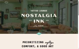 Nostalgia Ink Tattoo website