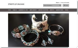 Streets of Orleans Tanning Salon and Gift Shop website