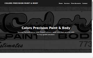 Colors Precision Paint & Body website