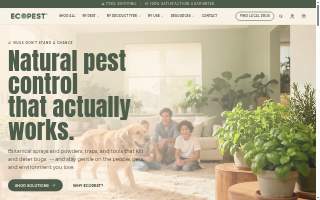 Ecopest Pest Control website