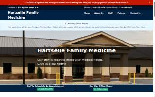 Hartselle Family Medicine website