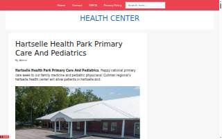Hartselle Health Park Primary Care and Pediatrics website