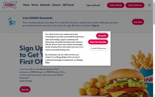 Sonic Drive-In of Hartselle website