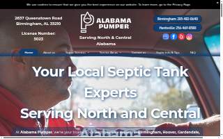 Alabama Pumper LLC of Helena website
