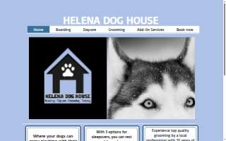 Helena Dog House website