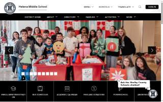 Helena Middle School website