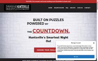Huntsville Escape Rooms of Helena website