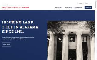 Land Title Co of Alabama website