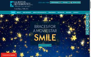 Oak Mountain Orthodontics of Helena website