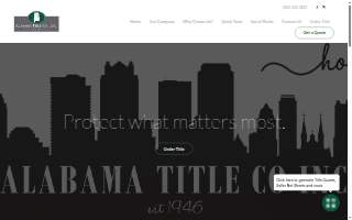 Alabama Title Co Inc of Homewood website