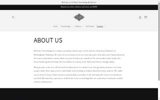 At Home Furnishings website