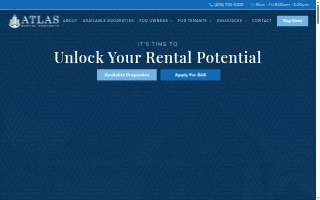 Atlas Rental Property website