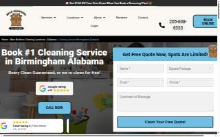 Bear Brothers Cleaning of Birmingham website