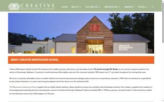 Creative Montessori School website