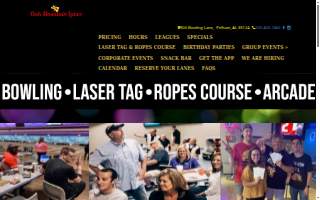 Oak Mountain Lanes of Homewood website