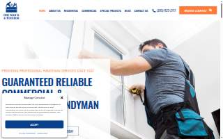 One Man & A Toolbox website