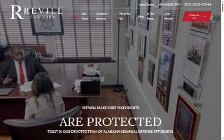 Revill Law Firm of Homewood website